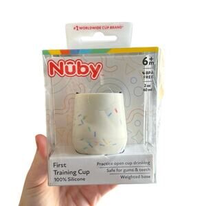 Nuby Baby's First Training Cup - Brand New in Box!